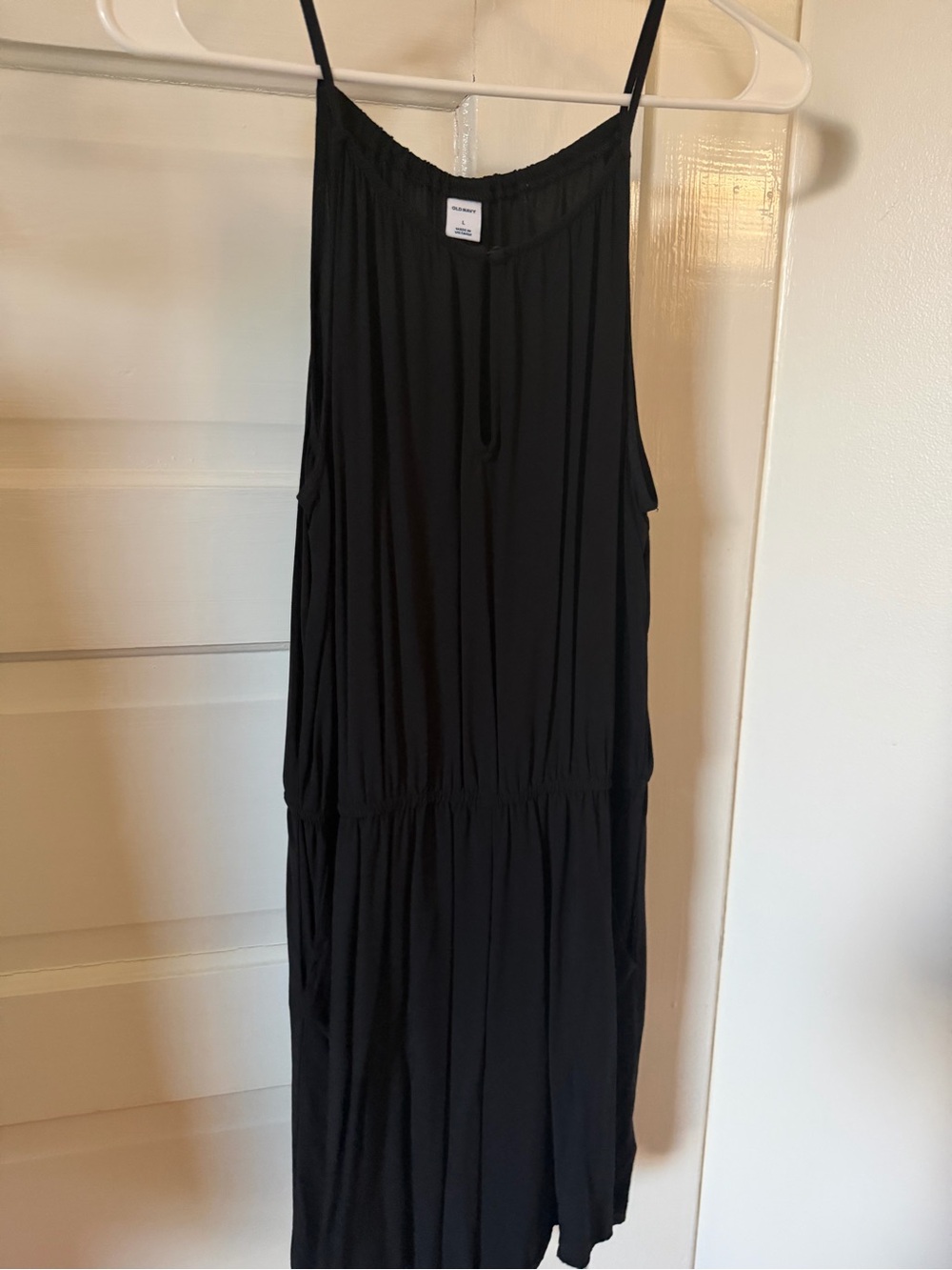 Black Spaghetti Strap romper